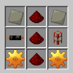 the recipe for an Energy Link in Buildcraft 1.2.5