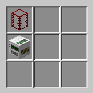 a minecraft recipe of the buildcraft 1.2.5 pump 